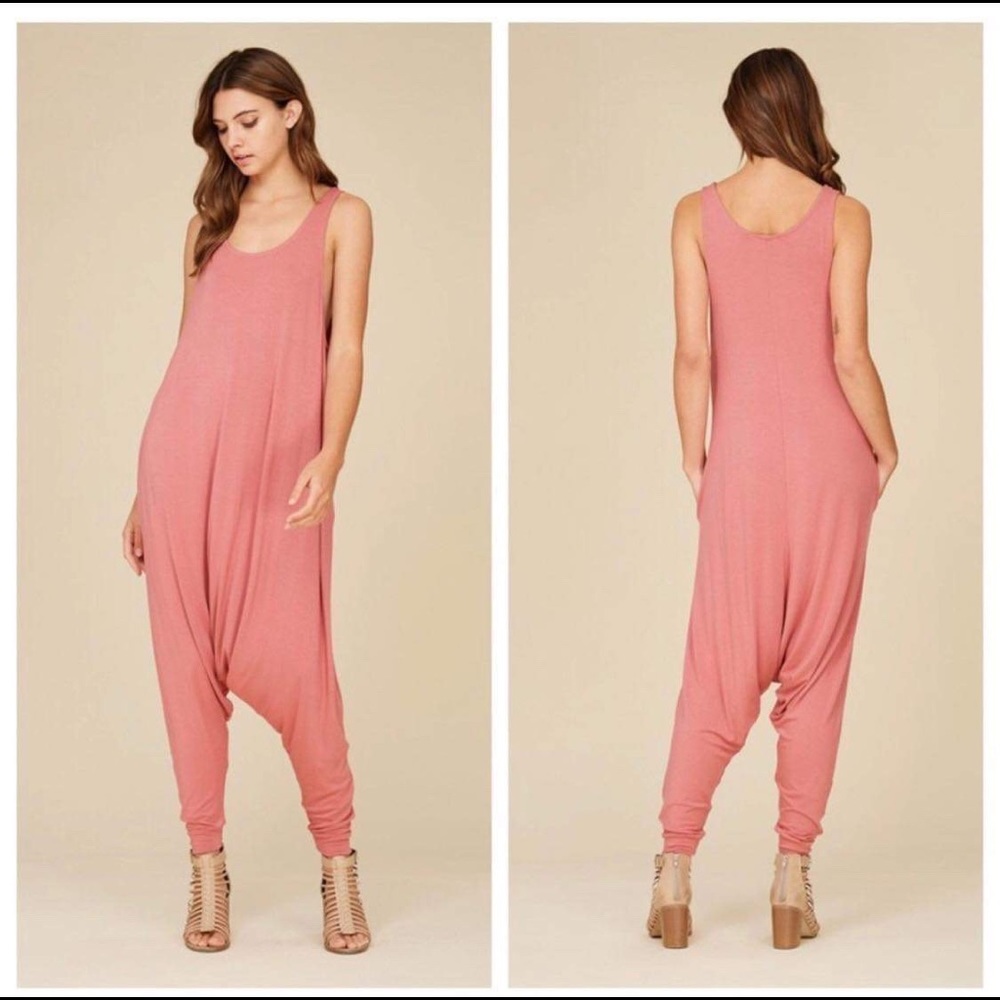 Mauve Harem Jumpsuit